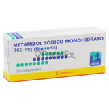 Metamizol Sódico 300 mg x 20 comprimidos