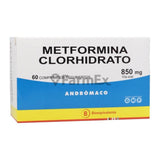 Metformina 850 mg x 60 comprimidos