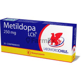 Metildopa 250 mg x 20 comprimidos