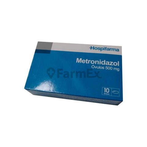 Metronidazol 500 mg x 10 óvulos HOSPIFARMA 