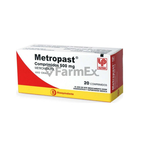 Metropast 500 mg. x 20 Comprimidos PASTEUR 