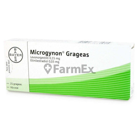 Microgynon 0,15 mg / 0,03 mg x 21 Grageas