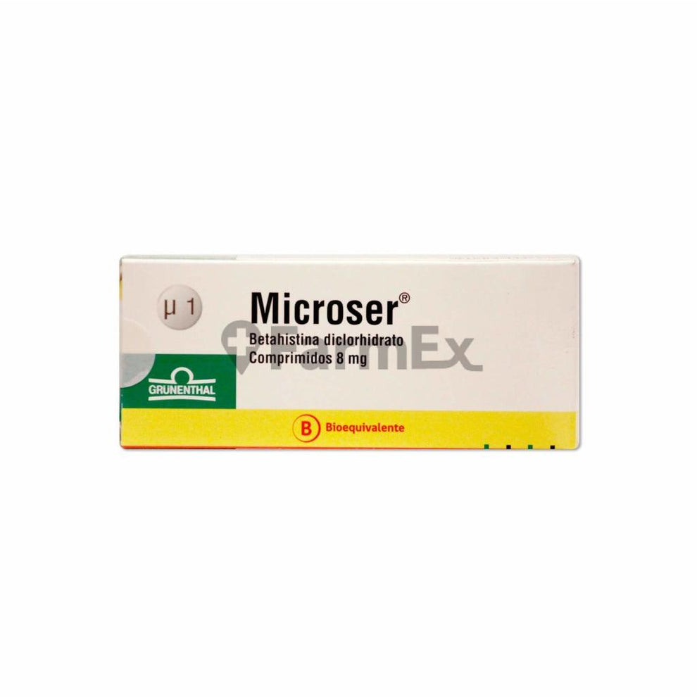 Microser 8 mg x 30 comprimidos – Farmex