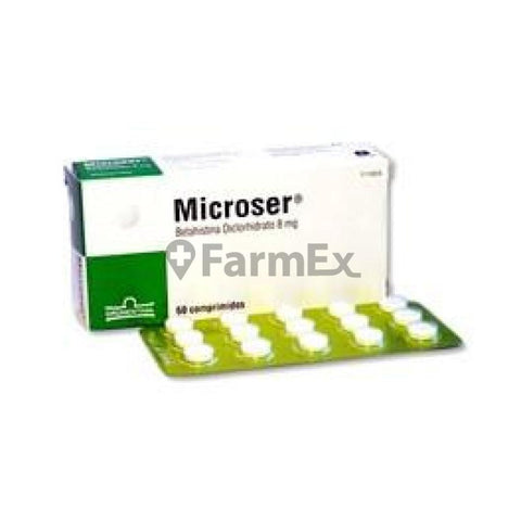 Microser 8 mg x 60 comprimidos