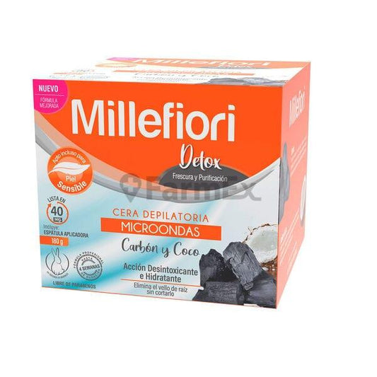 Millefiori cera depilatoria "detox" x 180g Godrej 