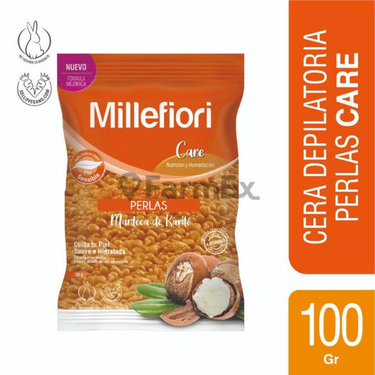 Millefiori Cera Depilatoria en Perlas "Manteca de Karite" x 100 g Cosmetica Nacional 