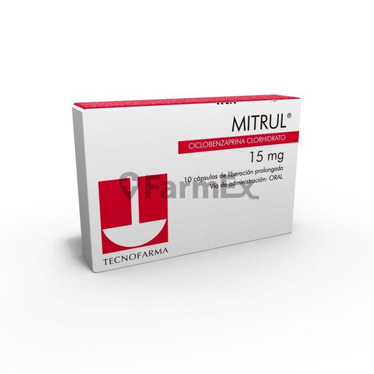 Mitrul 15 mg x 10 comprimidos TECNOFARMA 