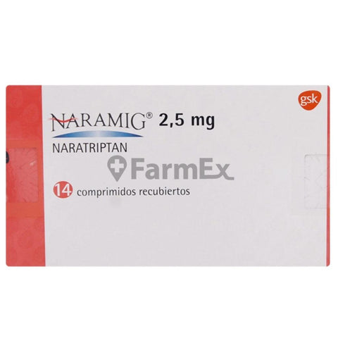 Naramig 2,5 mg x 14 comprimidos