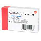 Naramig 2,5 mg x 2 comprimidos