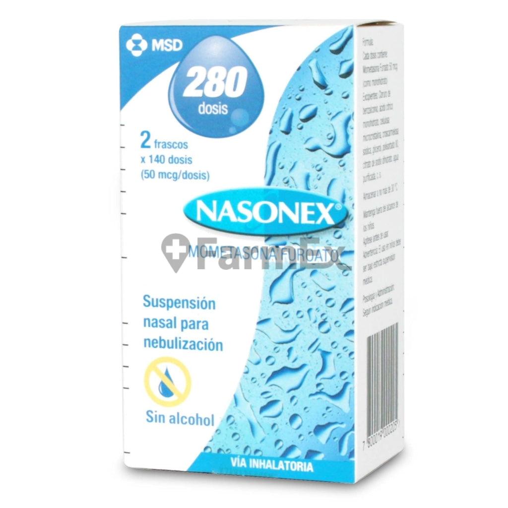 Nasonex Suspensión Nasal para Nebulización 50 mcg / dosis x 280 dosis "Ley Cenabast" MSD 