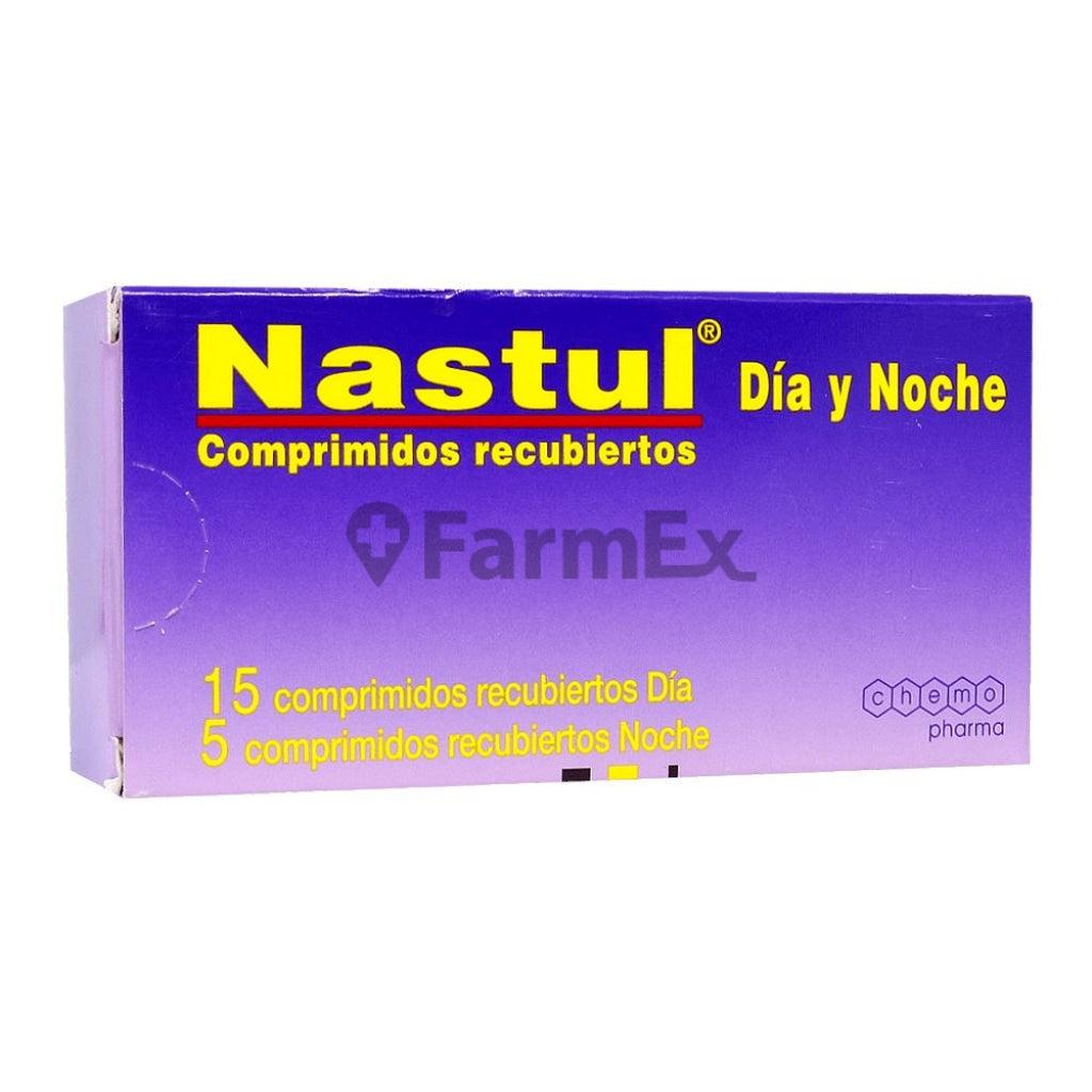 Nastul Día y Noche Paracetamol 60 mg x 20 Comprimidos CHEMOPHARMA 