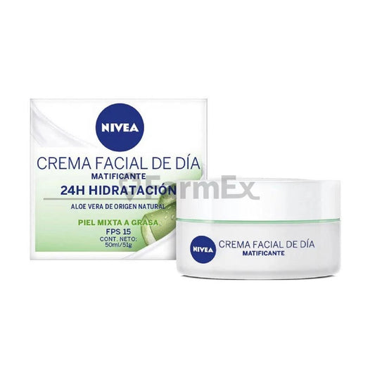 Nivea Crema Facial "Matificante Piel mixta a grasa" x 50 mL BEIERSDORF 