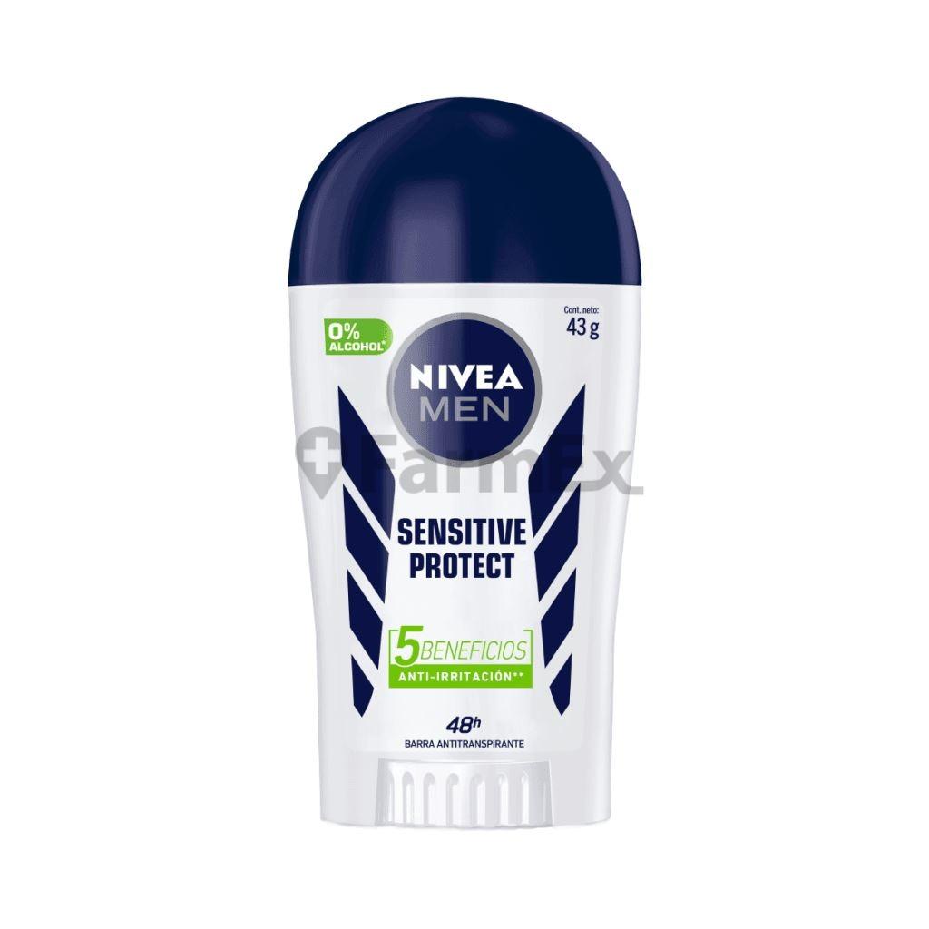 Nivea Men Desodorante en barra "Sensitive Protect 48H" x 43 g BEIERSDORF 