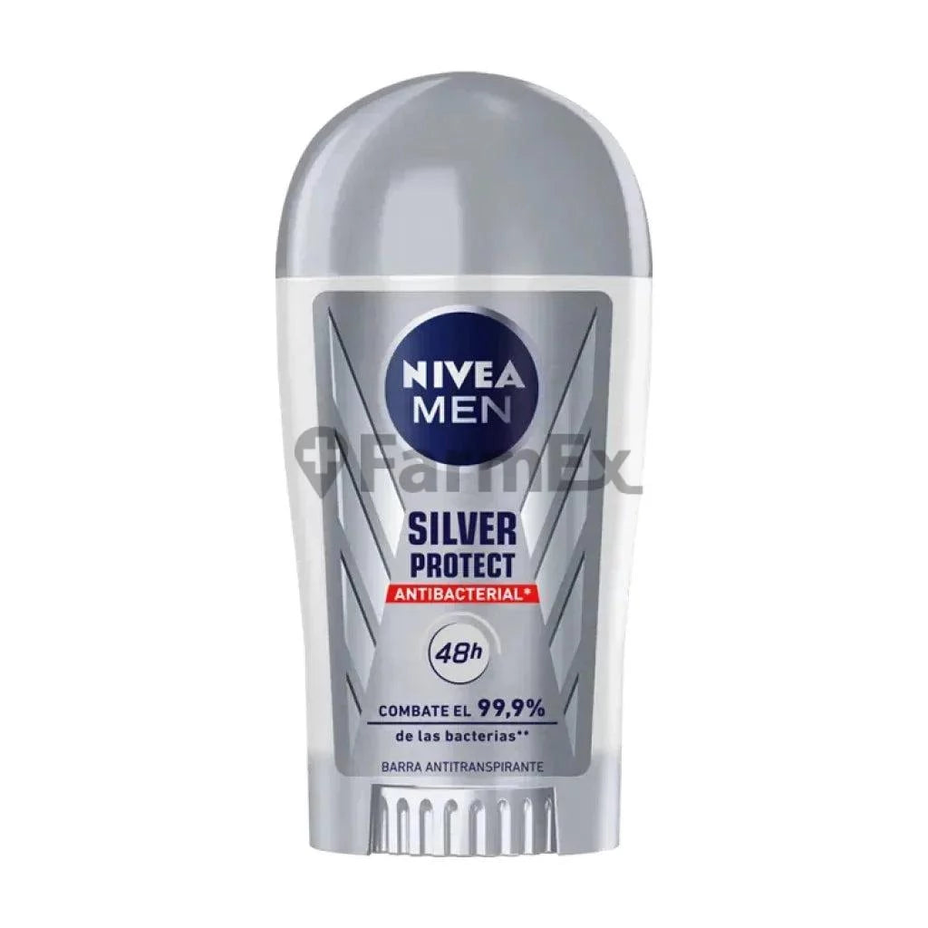 Nivea Men Desodorante en Barra "Silver protect Antibacterial" 48H x 43 g BEIERSDORF 