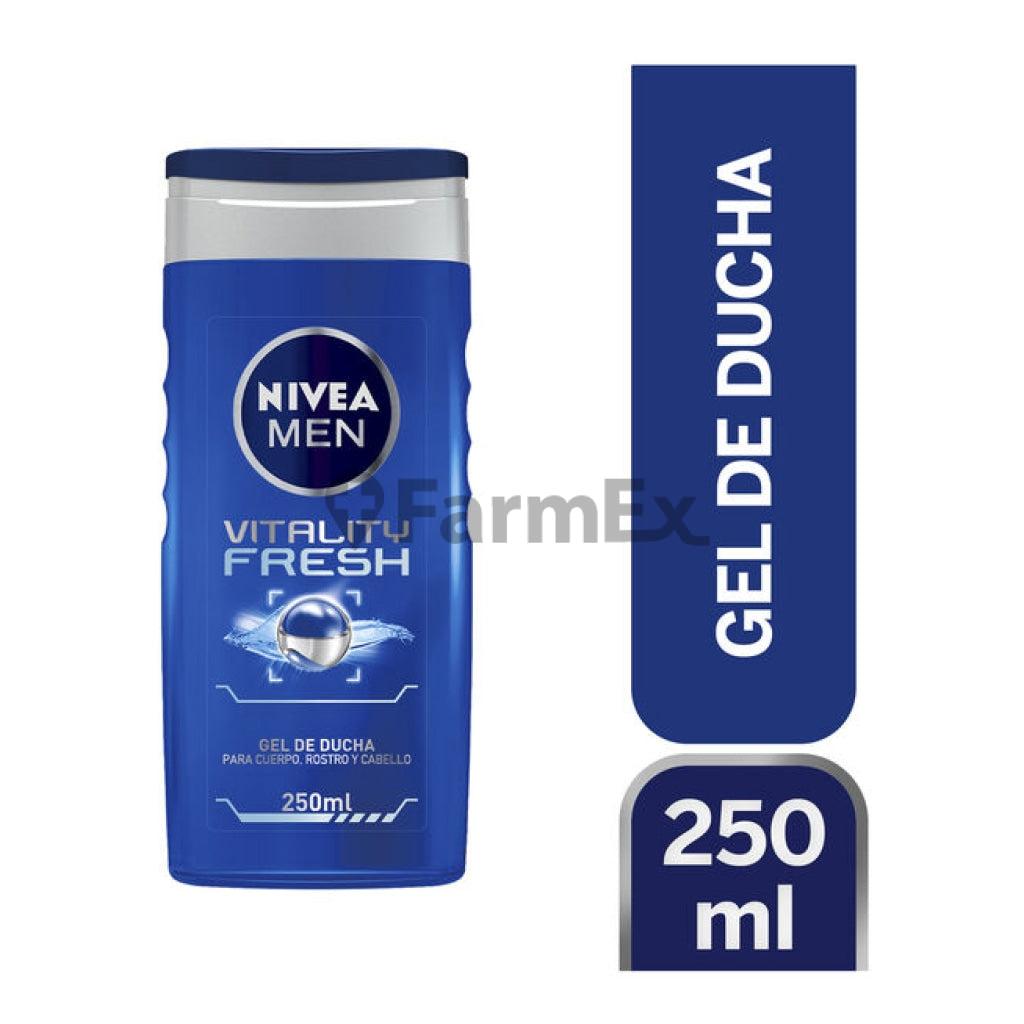 Nivea Men Gel de Ducha "Vitality Fresh" x 250 mL BEIERSDORF 