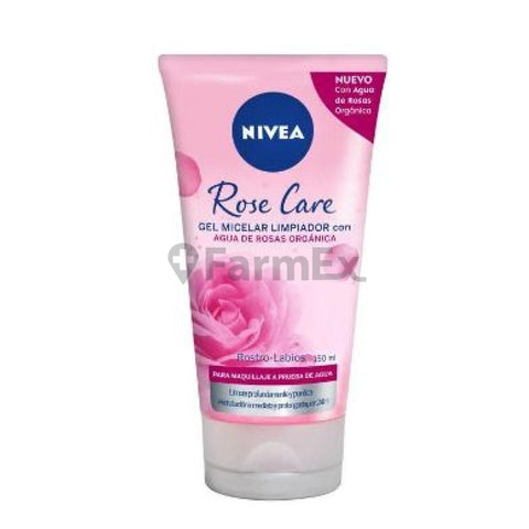 Nivea Rose Care Gel Micelar Limpiador Facial "Todo Tipo de Piel" x 150 ml