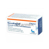 Novorapid 100 U / mL Insulina Asparta Recombinante x 10 mL "Ley Cenabast"