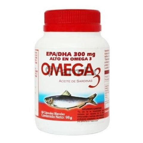 Omega 3 "Aceite de Sardinas" x 60 caps / 98 g