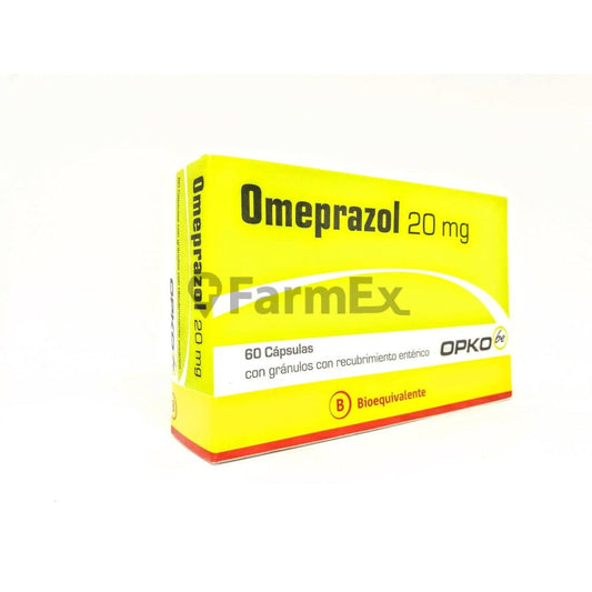 Omeprazol 20 mg. x 60 Càpsulas GENÈRICOS 
