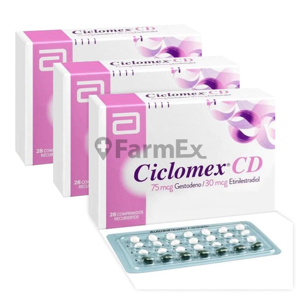 Pack Ciclomex CD x 28 comprimidos tratamiento 3 meses ABBOTT 