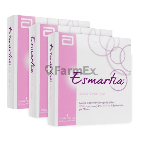 Pack Esmartia Anillo Vaginal x 1 unidad tratamiento 3 meses