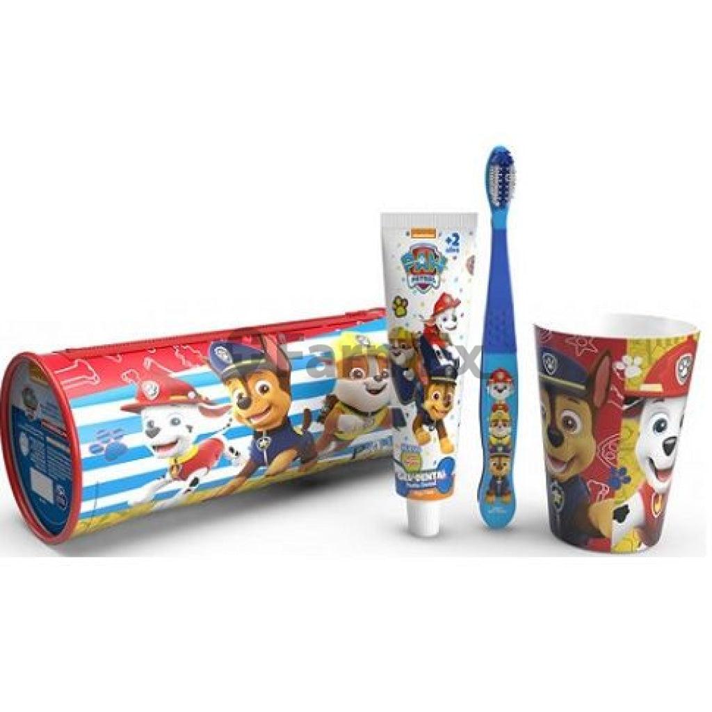 Pack Estuche + Pasta dental+ Cepillo dental "Paw Patrol" BIOTEC 
