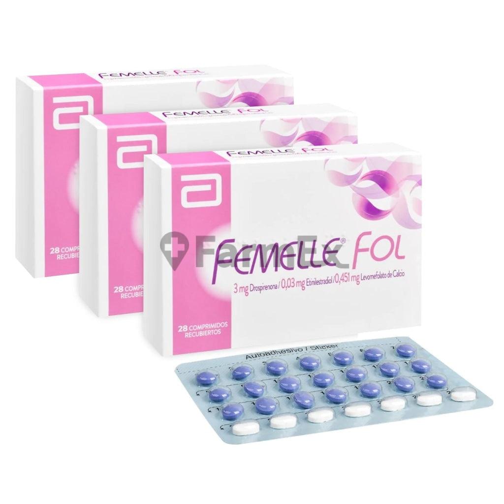 Pack Femelle Fol x 28 comprimidos tratamiento 3 meses ABBOTT 