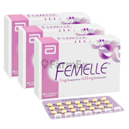 Pack Femelle x 28 comprimidos tratamiento 3 meses ABBOTT 