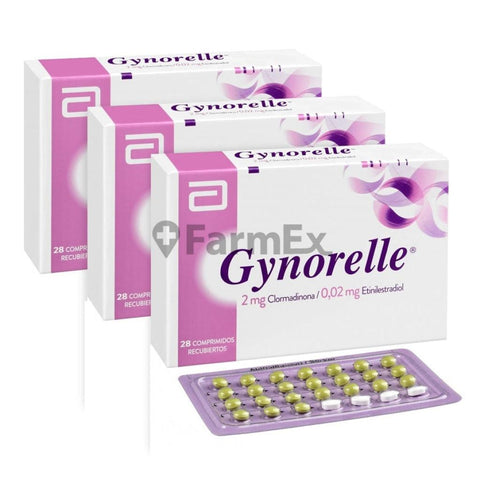 Pack Gynorelle x 28 comprimidos tratamiento 3 meses