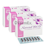 Pack Norvetal 20 CD x 28 comprimidos tratamiento 3 meses