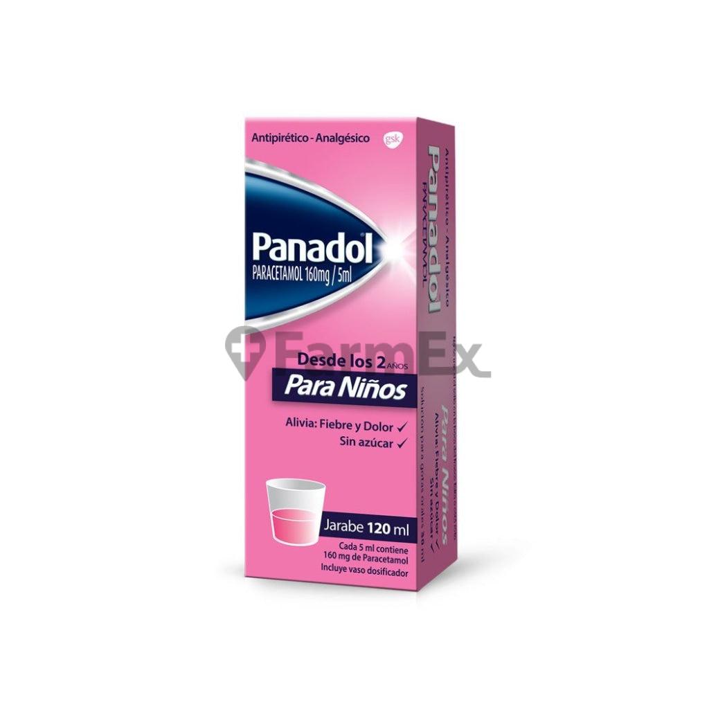 Panadol niños 160 mg x 120 ml GSK 
