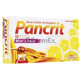 Pancrit Miel limon x 10 comprimidos