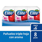 Pañuelos Elite "Paquete de 6 unidades" de 8 pañuelos c/u
