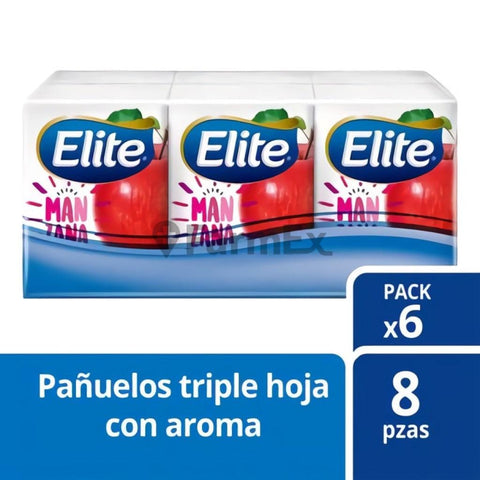 Pañuelos Elite "Paquete de 6 unidades" de 8 pañuelos c/u