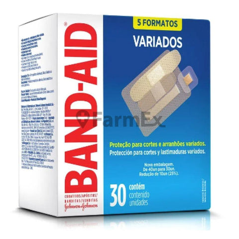 Parche curita Band-Aid "Variados" x 30 unidades