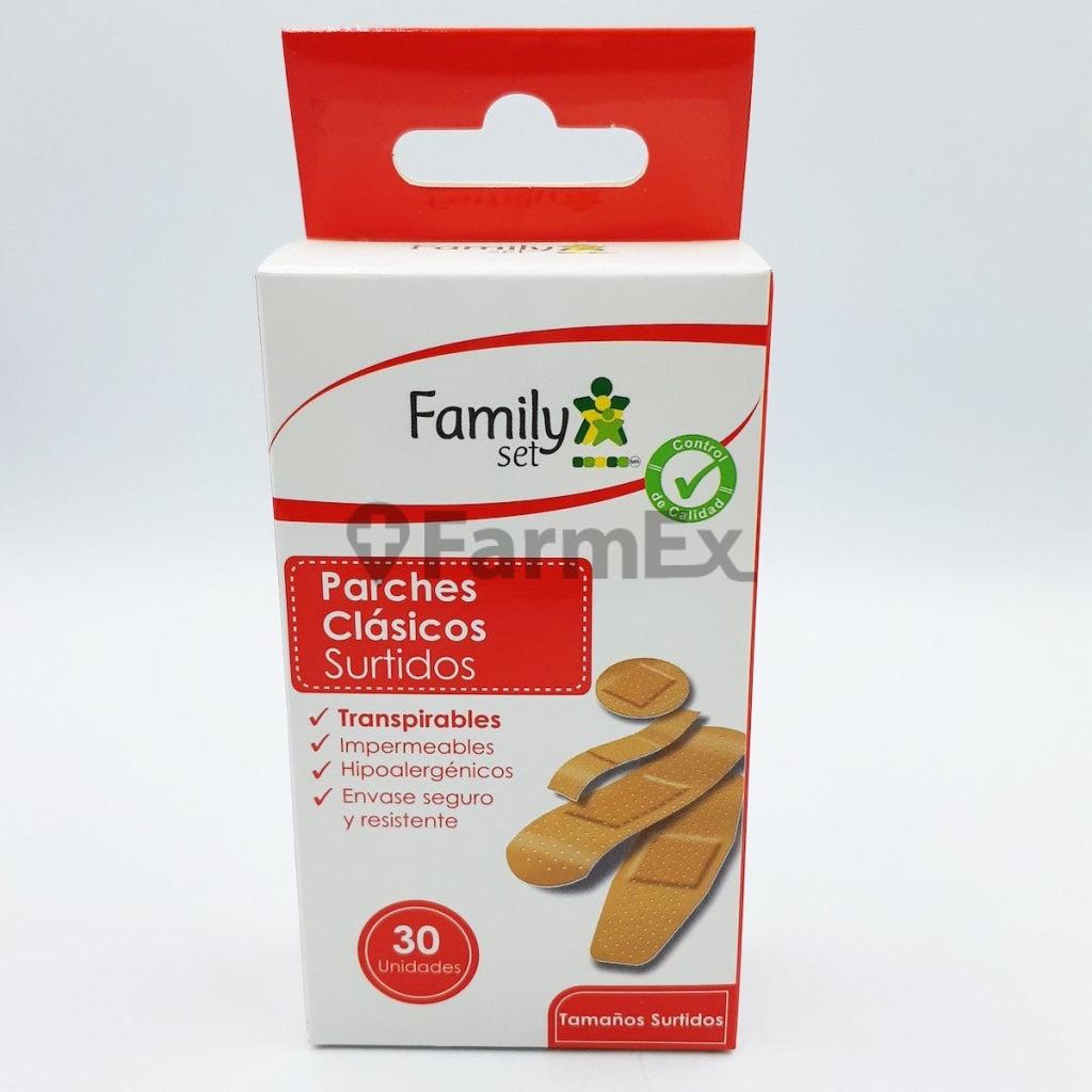 Parches Clasicos Surtidos x 30 unid Family Set 