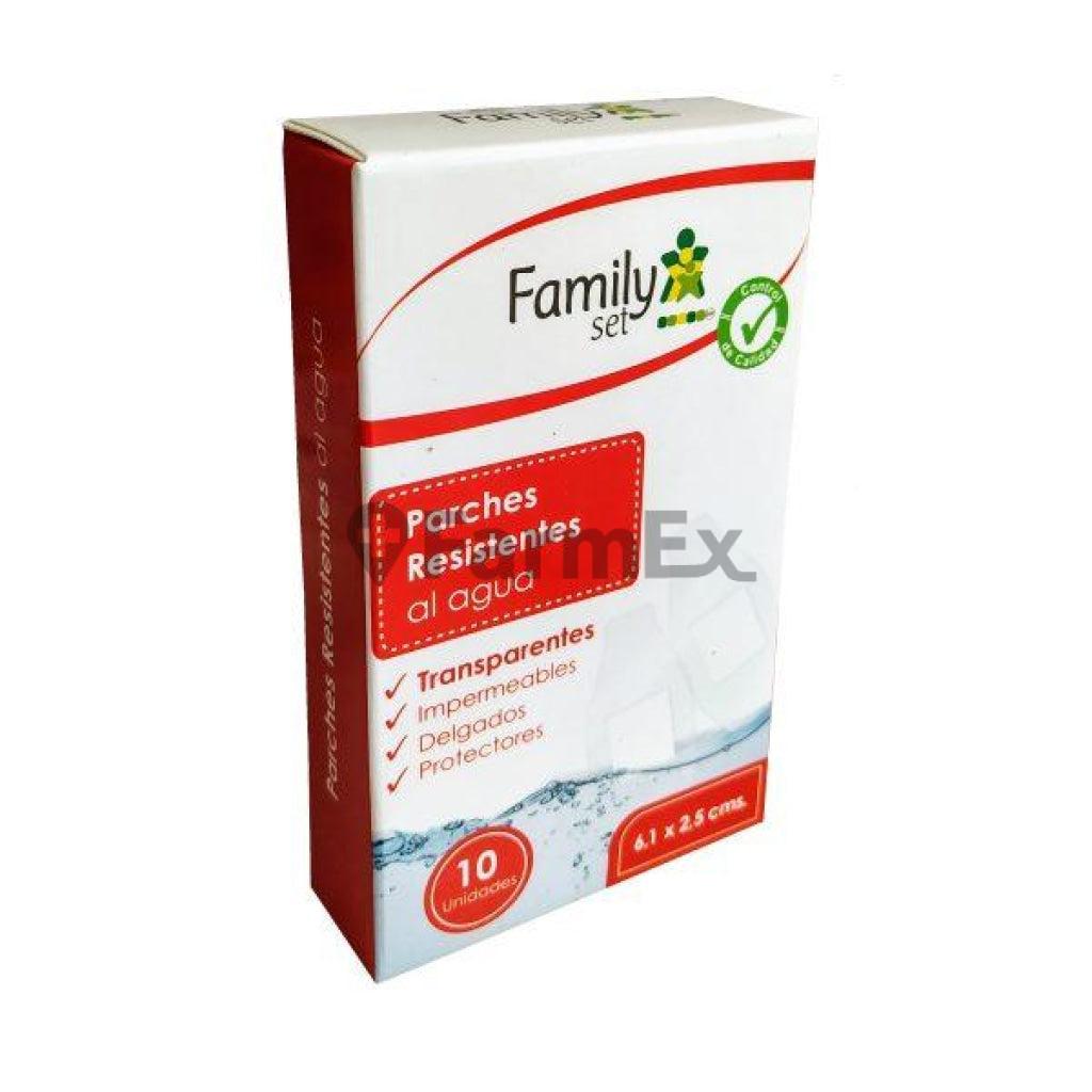 Parches Resistentes al Agua x 10 unidades Family Set 