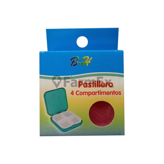 Pastillero 4 Compartimientos B.H 