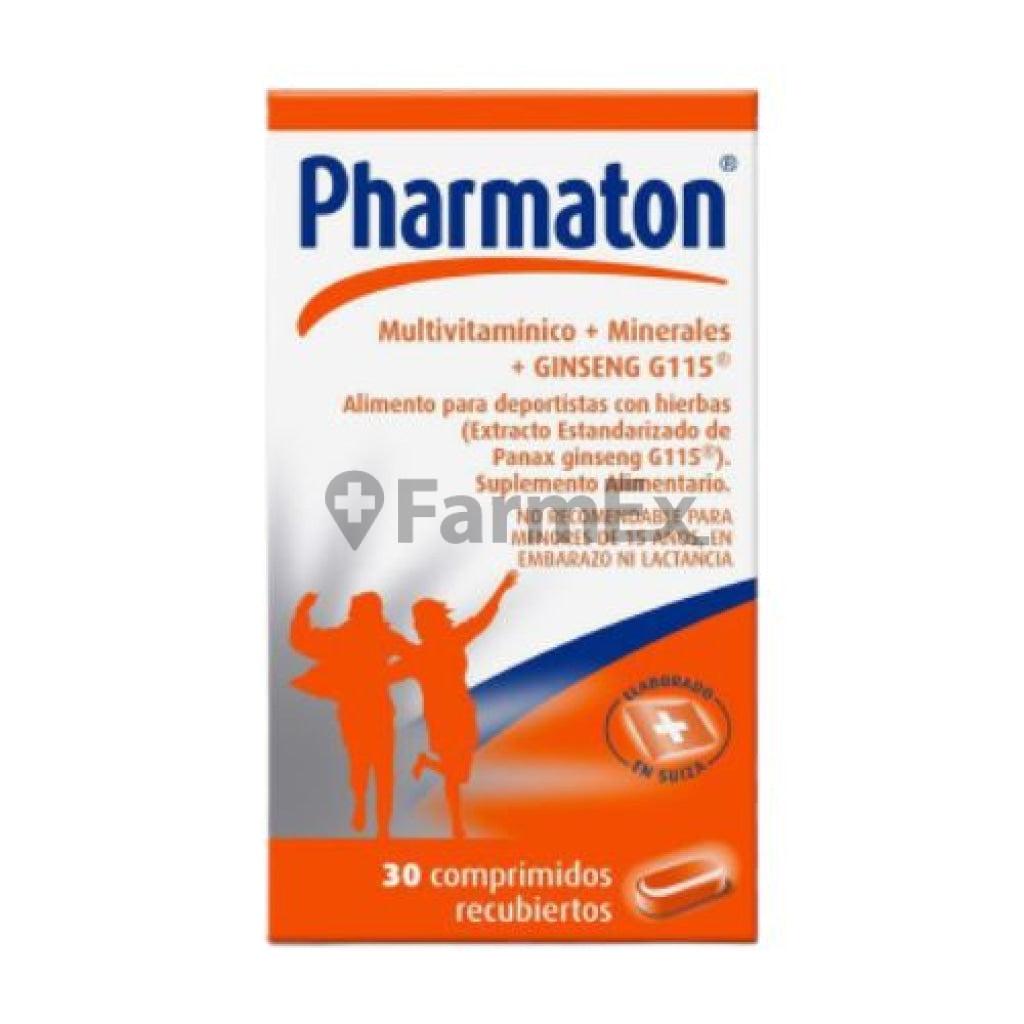 Pharmaton Multivitamínicos+Minerales+Ginseng 115 x 30 comprimidos recubiertos SANOFI 