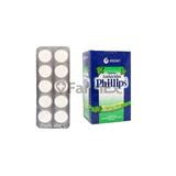 Tabletas Antiacidas Phillips Blister x 10 comp (Se vende por tiras)