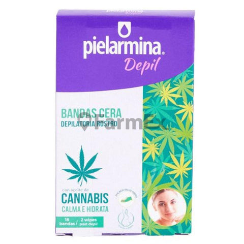 Pielarmina Bandas depilatorias Facial x 16 unidades