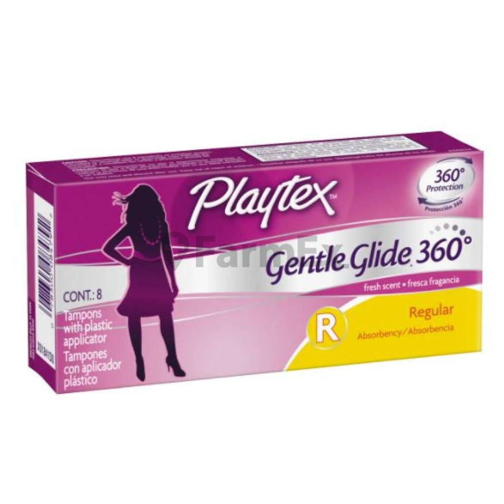 Playtex "Gentle glide 360°" Regular x 8 tampones EDGEWELL 