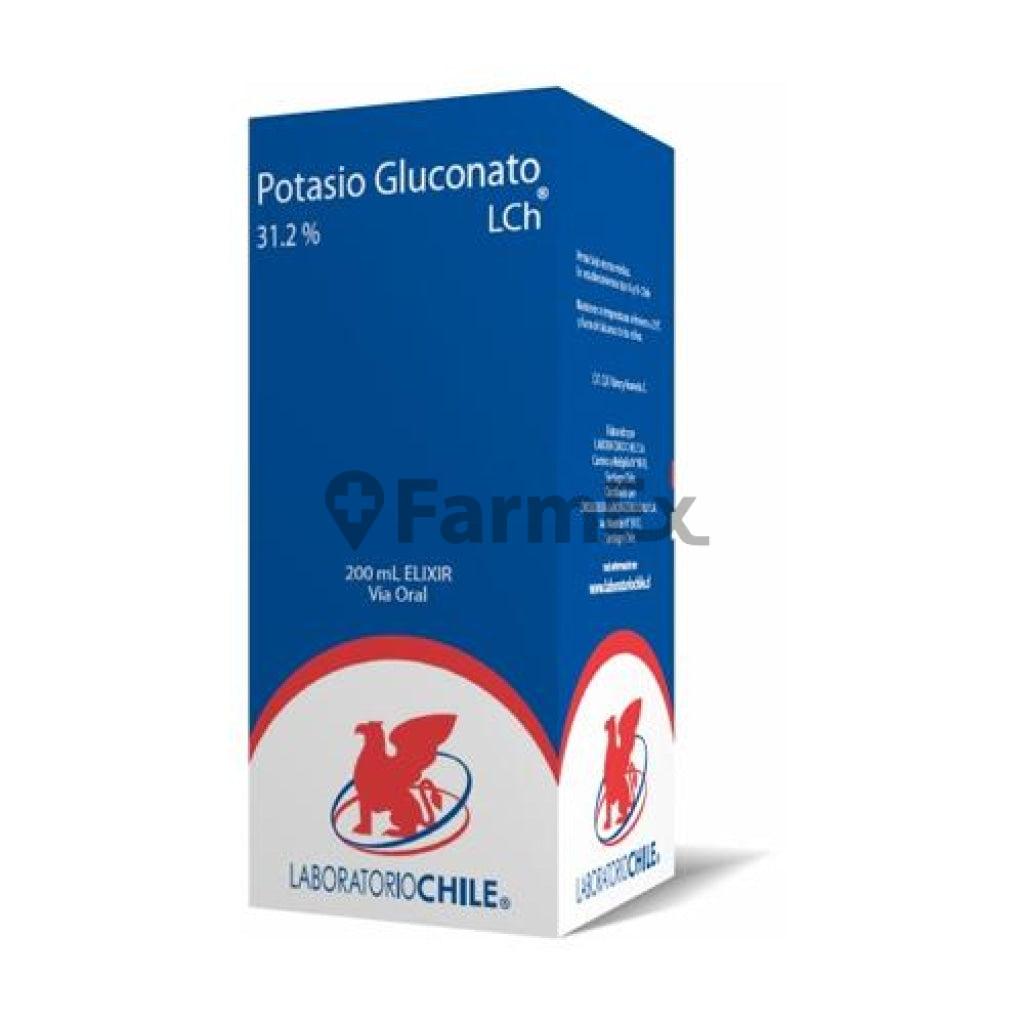 Potasio Gluconato Elixir al 31,2% x 200 ml. CHILE 