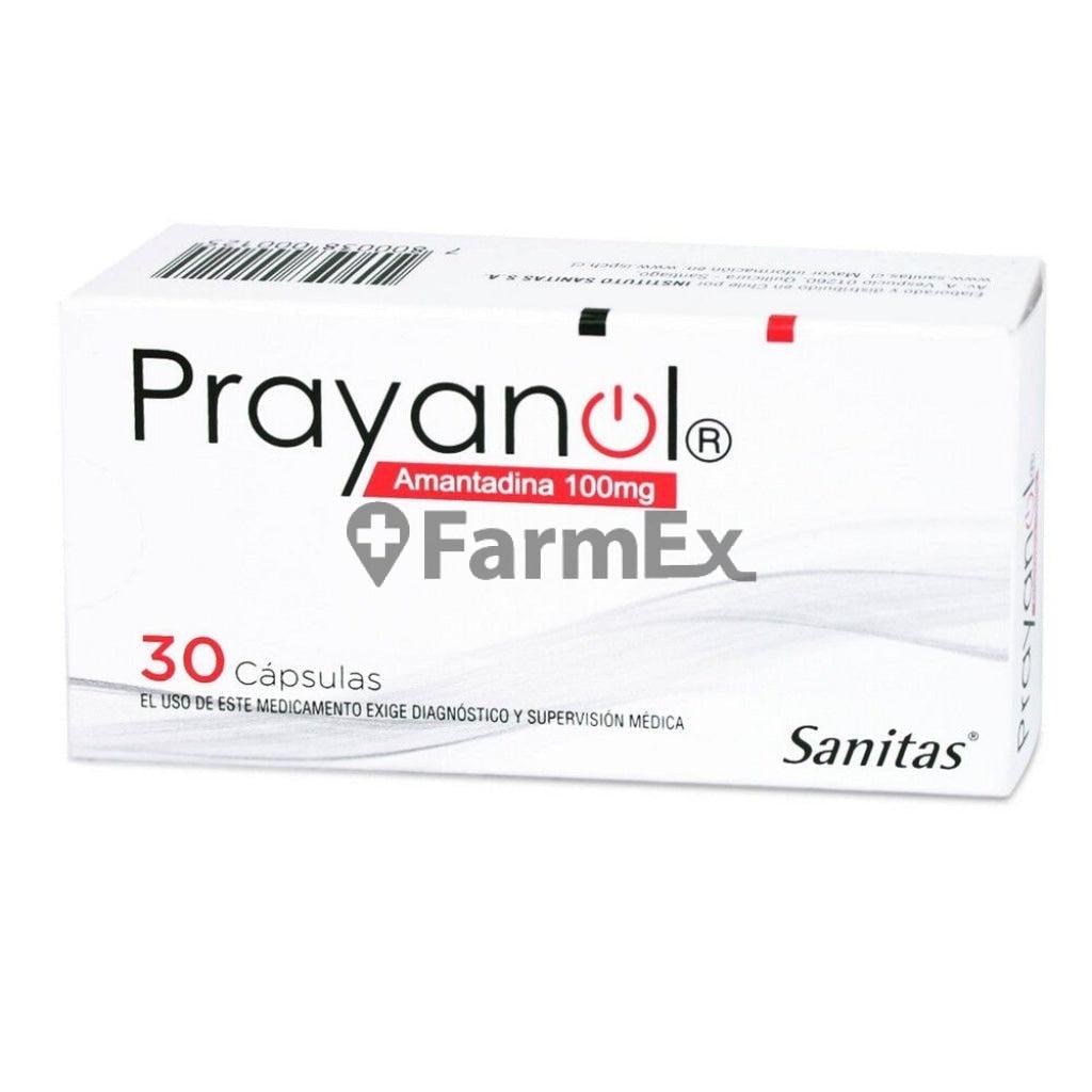 Prayanol 100 mg x 30 cápsulas "Ley Cenabast" SANITAS 