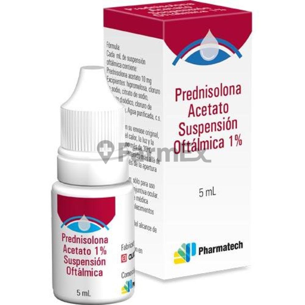 Prednisolona Solución Oftálmica 1% x 5 ml. PHARMATECH 