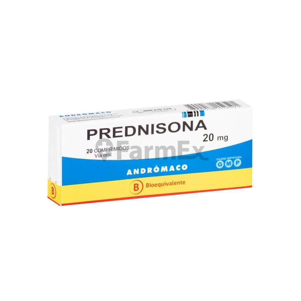 Prednisona 20 mg x 20 comprimidos