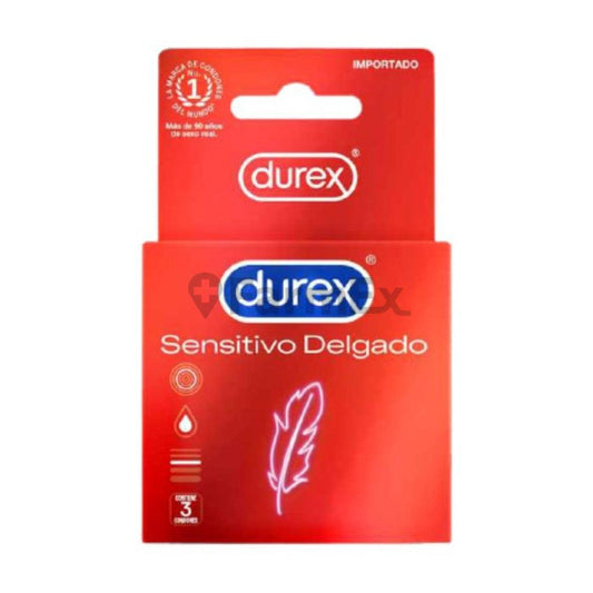 Preservativo Durex "Sensitivo Delgado" x 3 unidades durex 