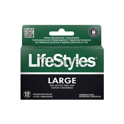 Preservativos LifeStyles Large Caja x 12 unidades
