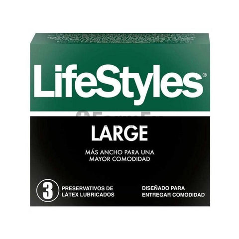 Preservativos Lifestyles Large x 3 unidades