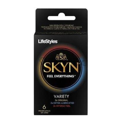 Preservativos LifeStyles "SKYN Variety" x 6 unidades